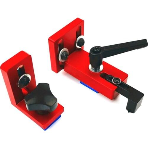 30/45 Type Woodworking T Slot Stopper Miter Gauge Connector Alloy Miter Track Stop Block Saw Table Sliding Bracket Chute Limiter