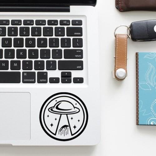 UFO Alien Kidnap Laptop Trackpad Sticker for Macbook Pro 16" Air Retina 11 12 13 14 15 inch Vinyl Mac Book Notebook Skin Decal