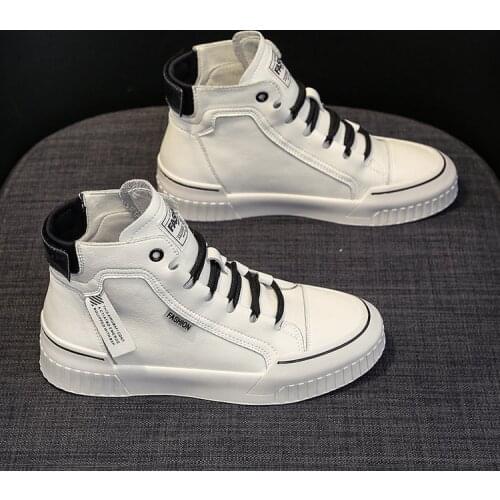 Fashion High Top Sneakers Women Casual Shoes White Flat Female Lace Up Trainers Women Shoes Boots shoes for women sneakers