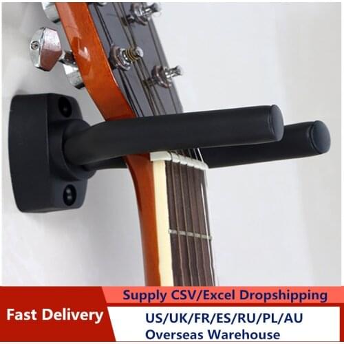 1/4 Pcs Guitar Hanger Hook Holder Wall Mount Stand Rack Bracket Display Guitar Bass Screws Accessories