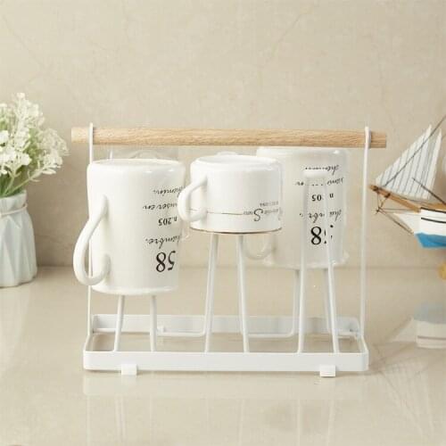 1PC New Kitchen Dish Mug Storage Rack Cup Drying Rack Drainer Holder Organizer Storage Rack OK 0653