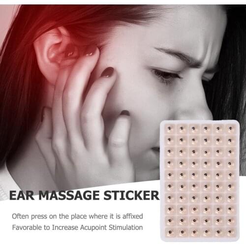 1200 Pcs/lot Relaxation Ears Stickers Acupuncture Needle Ear Vaccaria Seeds Ear Massage Auricular-paster Press Seeds