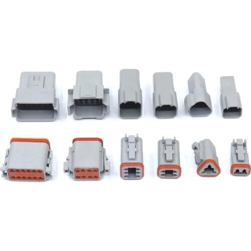 2P 3P 4P 8P 6P 12P Way Waterproof Electrical Male Female Plug with Wire Cable Harness