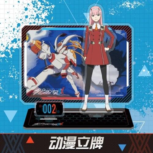 DARLING in the FRANXX Anime Figure Acrylic Stand Model Toys Kawaii ZERO TWO 02 Action Figures Desk Decoration Anime Lovers Gifts