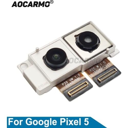 Aocarmo For Google Pixel 5 Back Rear Big Camera Flex Cable Replacement Parts