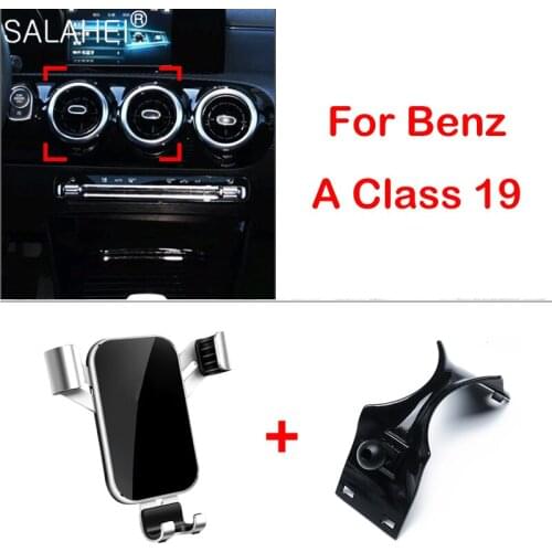 Car Phone Holder For Mercedes-Benz 2019 A Class W177 Air Vent Mount Car Phone Holder For Mercedes-Benz A Class 2019 A180 A200