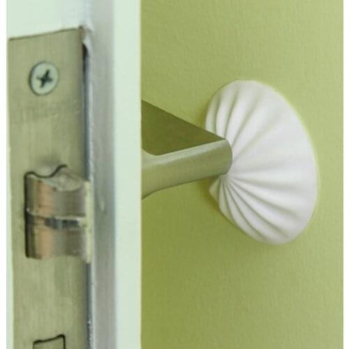 Door Handle Bumper Rubber Lock Crash Mat Pad Wall Rubber Shock Cushion SilencerThicken Self Adhesive Protective Pads drop ship