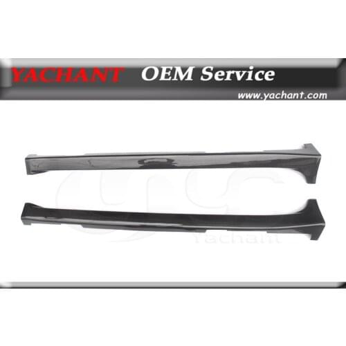 Car-Styling Auto Accessories Carbon Fiber Side Skirts Fit For 2008-2012 Lancer Evolution EVO X OEM Style Side Skirts