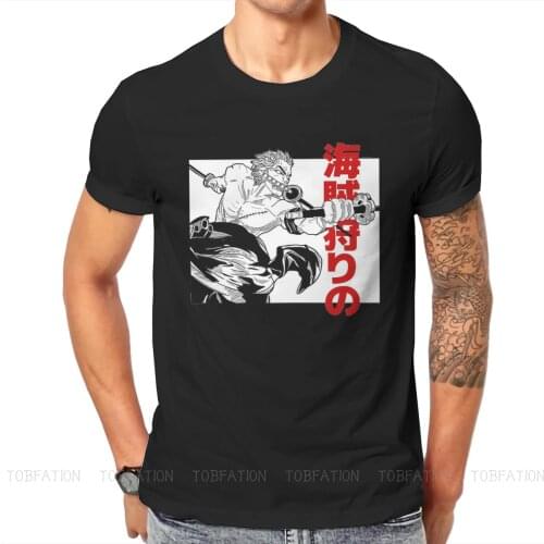 One Piece Anime Zoro T Shirt Classic Fashion High Quality Tshirt Big Size O-Neck Men Clothes