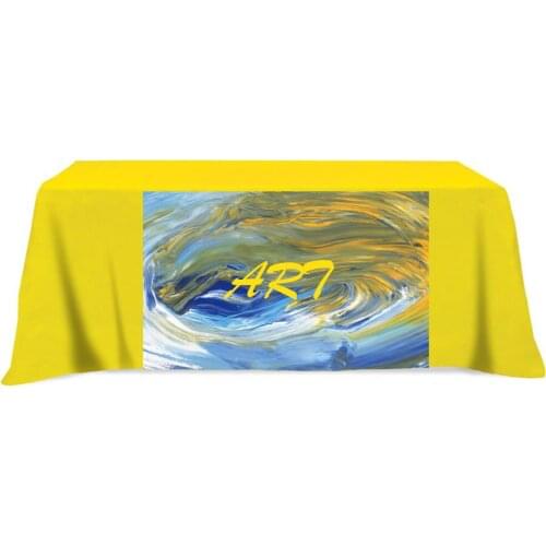 Four side/ three side flat table cover room decor aesthetic rectangular dinning table seprape