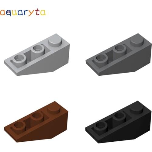 Aquaryta 40pcs Building Block Parts Slope Anti-bevel Brick 1x3 Compatible With 4287 DIY Educational Assembles Particles Toys