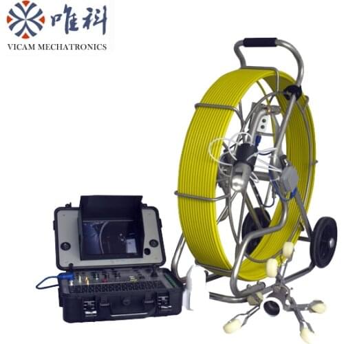 Dia.11mm 60m fiberglass cable waterproof sewer tube inspection camera with HD control box V8-3288PT-1