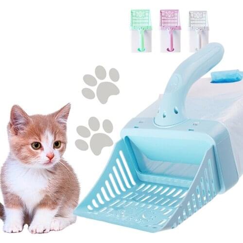 Cat Litter Shovel Cats Tray box Scoopers Pet Litter Sifter Hollow Neater Scoop Dog Sand Cleaning Cats Litter Pet