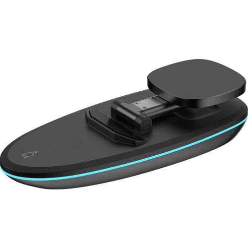 Magnetic Folding Three-in-One Wireless Charger Suitable for mobile phone, watch, headset, 15W wireless fast charging