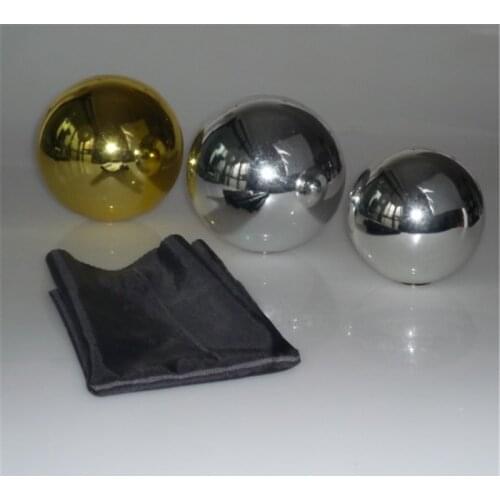 Zombie Ball With Foulard,Large Size (Dia.15cm,Gold/Silver Color Avaiable) Floating Magic Tricks Gimmick Stage Illusion Mentalism