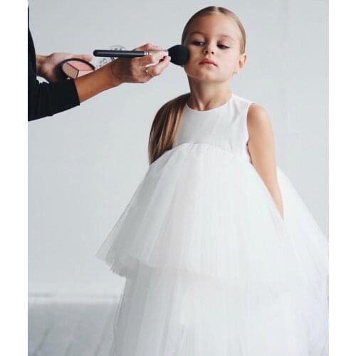 Teenage Girls Tulle Childrens Clothing Party Elegant Princess Lace Dress Baby Kids Wedding Ceremony Communion Costume Vestidos
