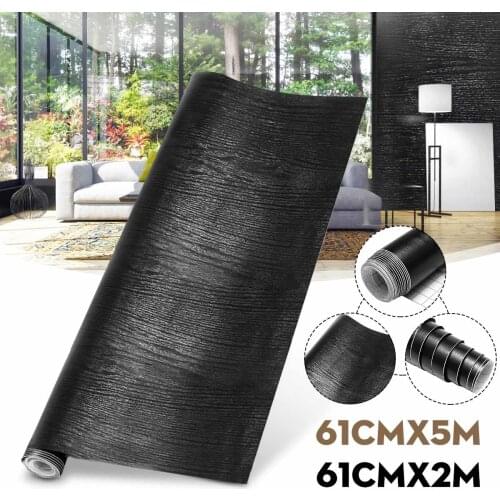 2M/5M Wood Grain Wallpaper Wall Stickers Films Refurbished Wardrobe Kitchen Clothes Cupboard Door Desktop Furniture Home Decor
