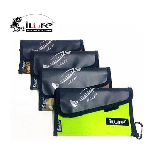 Ilure NEWEST Fishing Bag Multi-Purpose line Bait Bag Canvas Waterproof Army-Green Camo Outdoors Portable