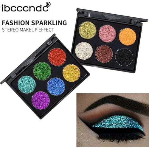 New Brand Custom Diamond Glitter Eye shadow Waterproof Shimmer Eyeshadow Palette Metallic Eye Shadows Powder Makeup Cosmetics