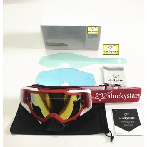 Motocross Goggles Combination Mountain Bike ATV UTV MX Off-Road Motorcycle Racing Goggles Helmet Mask Glasses