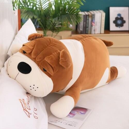 Zqswkl 45/55/75cm plush toy doll pillow birthday gift cute for boys and girls animals dog large stuffed toys anime pillow hugs