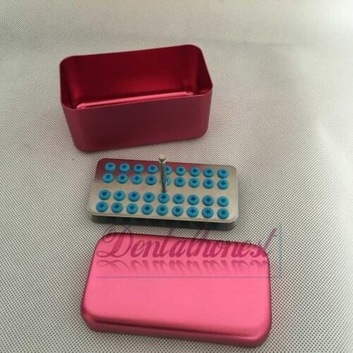 Dental Muti-functional Disinfection Block fit for 32 Holders 2.35mm FG RA HP Burs Disinfection Block Muti-function-Dentalcity