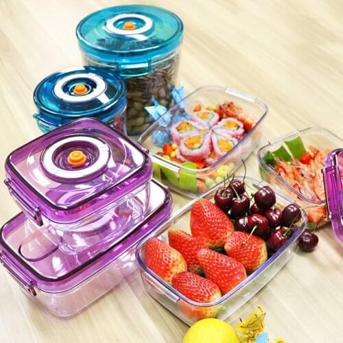 Vacuum Preservation Box And Moisture-Proof Containe Refrigerated Microwave Airtight Container