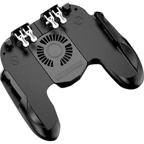 All-in-1 Mobile Pubg Controller for Pubg Six Finger Gamepad Hand Grip for Pubg Joystick Aim Keys L1R1 Shooter for Pubg Trigger
