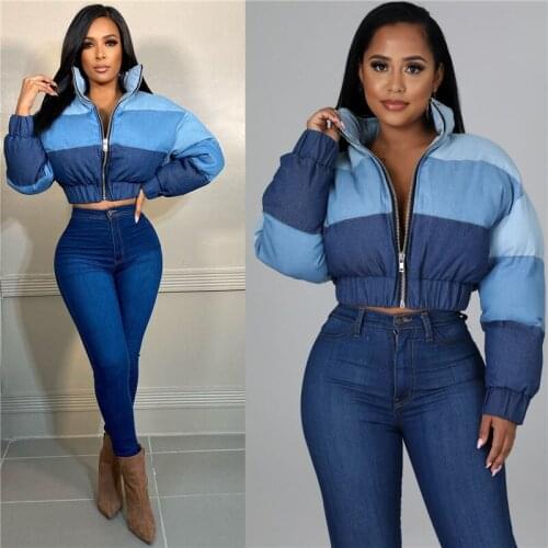 WUHE Womens Denim Jackets