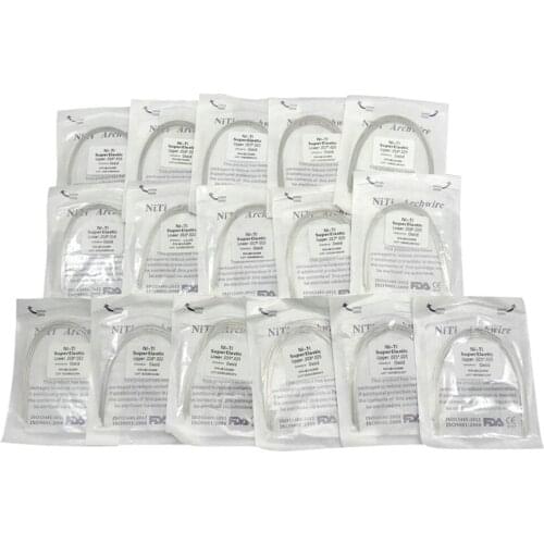 012 014 016 018 020 Upper Lower Super Elastic Niti Arch Wire Supplies