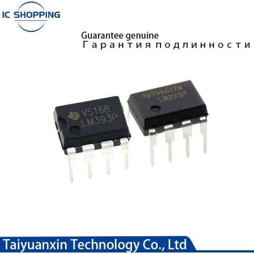 10PCS Brand New Original Authentic LM293P LM393P DIP-8 Low Power Voltage Comparator LM293 LM393