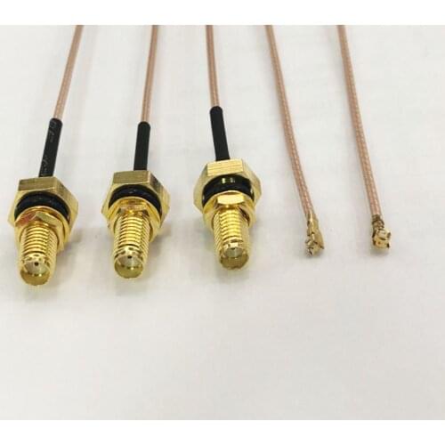 10pcs RG178 Pigtail cable Waterproof SMA Female Bulkhead O-ring to IPX U.FL IPEX Cable 5cm 10cm 15cm 20cm 30cm