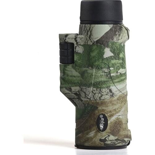 10x42 Zoom HD Multi Coated Prism Monocular Hunting Fishing Watching Travel Wide-angle Night Vision Pocket Glasses Outdoor 1000m