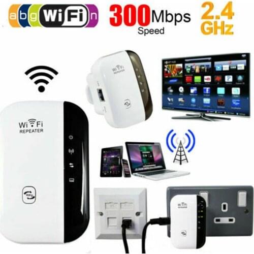 300Mbps Wifi Repeater Wifi Range Extender Wireless-N 802.11 AP Router WiFi Signal Amplifier Booster 2.4G Ultraboost Access Point