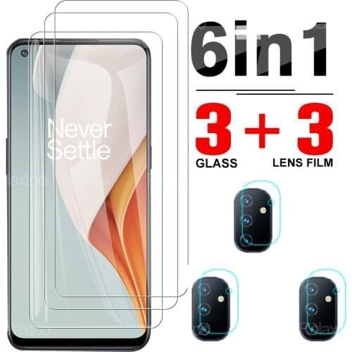 6 in 1 Camera Protector Glass For Oneplus Nord N100 Portective Phone HD Screen Cover Film On One Plus N n 100 Transparent Glass