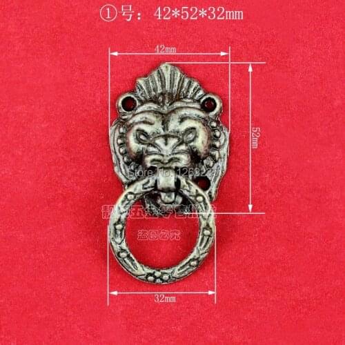 42 * 52 *32mm archaize furniture hardware furniture drawer small handle/metal cabinet cupboard door handle