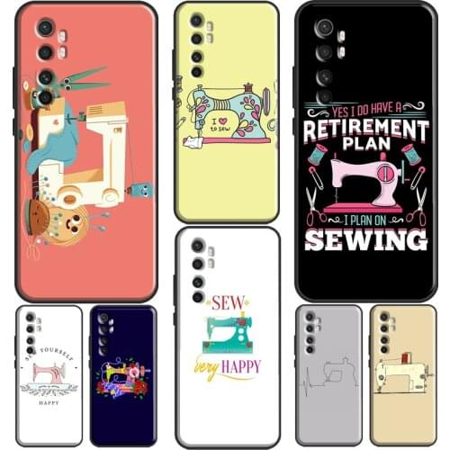 Sewing Machine Case For POCO M3 Pro F2 F3 X3 Pro Funda For Xiaomi Mi 11 Lite Ultra Mi 9T 10T Pro Note10