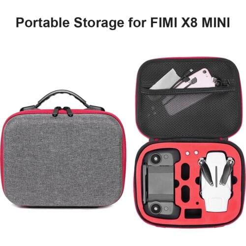 Travel Portable Case Carrying Storage Bag for FIMI X8 Mini Drone Remote Control Shockproof Tote Handbag