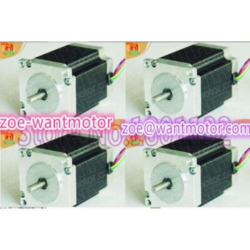 Hot Sale!4 PCS Nema 23 Wantai stepper motor 57BYGH627 3.0A 270oz-in CE,ISO,ROHS CNC Router Grind Foam Mill Laser Printer