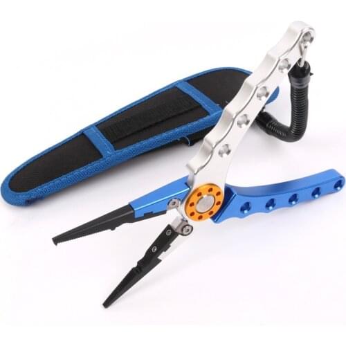 Maxcatch New Aluminum Fishing Pliers CNC Machine Cut Fishing Line Scissors Cutter Fishing Tackle Box