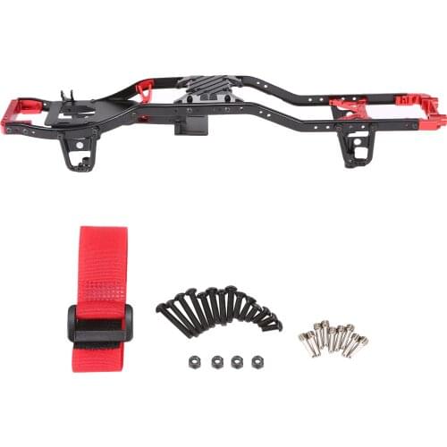 Metal Chassis Frame RC Frame Wheelbase Metal Chassis Replacement for 1/10 Axial SCX10 II 90046 90047 RC Car
