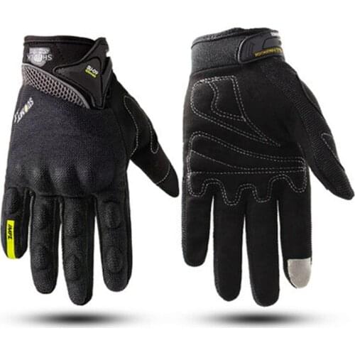 SUOMY Motocicleta Moto Gloves Protective Summer Breathable Touch Screen Full Finger Gloves Guantes Moto Wearable Anti-slip