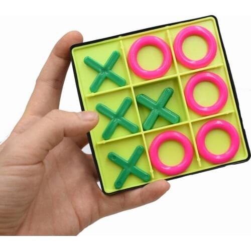 Parent-Child Interaction Leisure Board Game OX Chess Funny Developing Intelligent Educational Toys