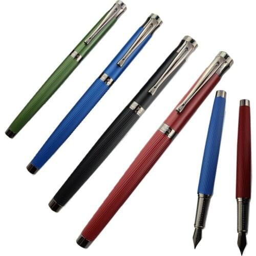 Wing Sung Metal Fountain Pen Molandi Season Color Fine 0.5mm Nib Writing Pens Gift Office Business Writing Set Stationery Supply