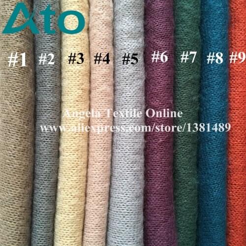 Wholesale Soft Knitted Fabric Polyester Cotton sewing textile wool Fleece Fabrics Baby Knit Photography Backdrop Posing Fabrics