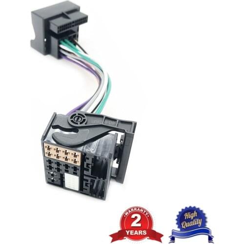 RCD330 RCD330G Wire Harness Cable Plug For VW Volkswagen 2003-2015 ISO Upgrade Radio Adapter PQ To MQB Install