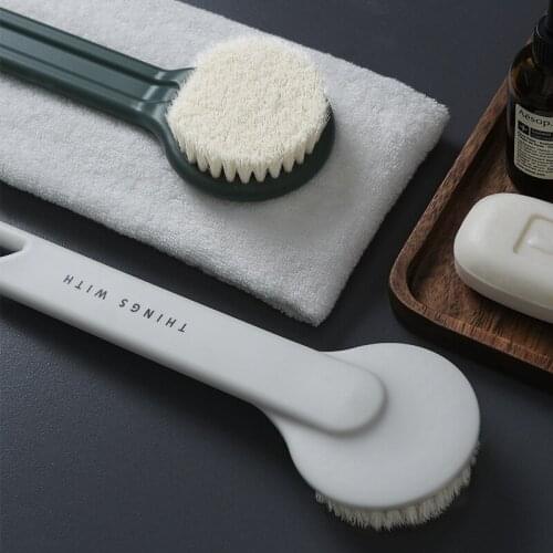 Bath Brush Long Handle Shower Sponge Scrubber Body Massage Exfoliation Brushes Skin Care Dry Body Brush For Back Shower Tool