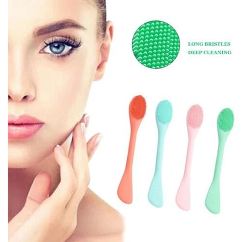 Silicone Mask Brush Nose Brush Multi functional Face Wash Brushes Beauty Makeup Decontamination Cleansing Brush Skin Care Tool