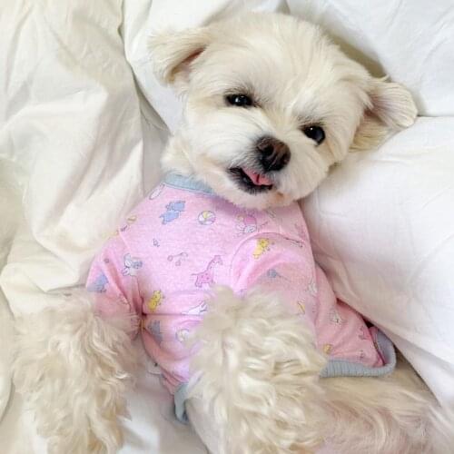 Ins style Korea Lovely baby vests cotton dog home clothing pet cool shirt