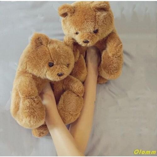 Winter Warm Slippers Women Cute Home Sliders Ladies One Size Interior Floor Shoes Woman House Snug Sneakers 35-41 Women Slippers